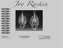 Tablet Screenshot of joyraskin.com